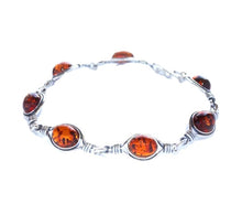 Indlæs billede til gallerivisning Rav Armb. med antik mønster (925)