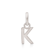 Load image into Gallery viewer, Letter pendant sterling silver (925)