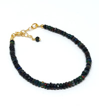 Indlæs billede til gallerivisning Armbånd ByKila Welo opal i FG sterlingsølv (925)