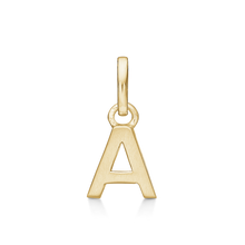 Load image into Gallery viewer, 8 kt. gold Letter pendant (333)
