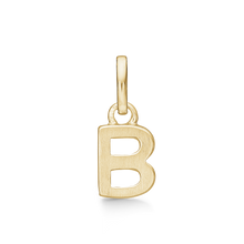 Load image into Gallery viewer, 8 kt. gold Letter pendant (333)