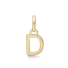 Load image into Gallery viewer, 8 kt. gold Letter pendant (333)