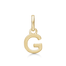 Load image into Gallery viewer, 8 kt. gold Letter pendant (333)