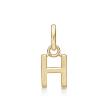 Load image into Gallery viewer, 8 kt. gold Letter pendant (333)