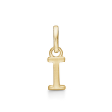 Load image into Gallery viewer, 8 kt. gold Letter pendant (333)