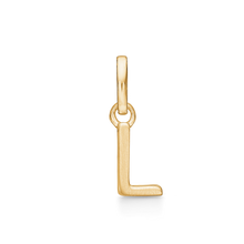 Load image into Gallery viewer, 8 kt. gold Letter pendant (333)