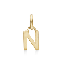 Load image into Gallery viewer, 8 kt. gold Letter pendant (333)