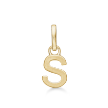 Load image into Gallery viewer, 8 kt. gold Letter pendant (333)