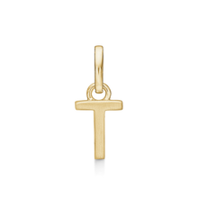 Load image into Gallery viewer, 8 kt. gold Letter pendant (333)