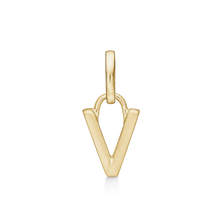 Load image into Gallery viewer, 8 kt. gold Letter pendant (333)