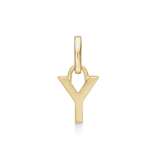 Load image into Gallery viewer, 8 kt. gold Letter pendant (333)