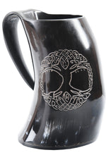 Indlæs billede til gallerivisning Horn krus Yggdrasil