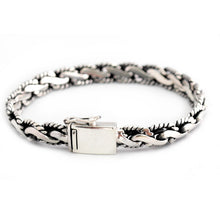 Indlæs billede til gallerivisning Armbånd ByKila, klassisk BB flet (925)