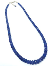 Indlæs billede til gallerivisning Halskæde ByKila i forløb med Tanzanit sølv beads (925)