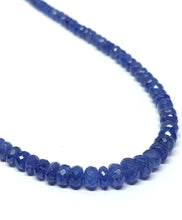 Indlæs billede til gallerivisning Halskæde ByKila i forløb med Tanzanit sølv beads (925)