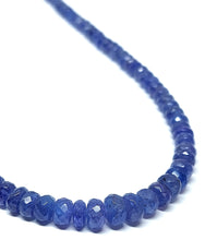 Indlæs billede til gallerivisning Halskæde ByKila i forløb med Tanzanit sølv beads (925)