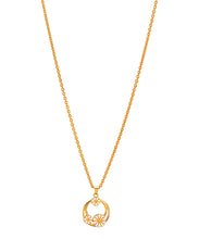 Load image into Gallery viewer, Daisy necklace 2x5 & 1x7x5mm with leaves on anchor chain 45-48cm (925)