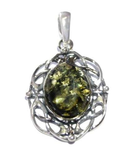 Rav vedh. grøn åben mønster (925)