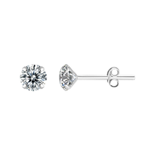 Indlæs billede til gallerivisning Ørestikker med 7 mm zirkonia (925)
