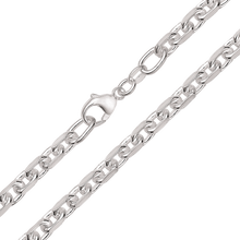 Load image into Gallery viewer, Flat herringbone 5.4mm bracelet in sterling silver (925)
