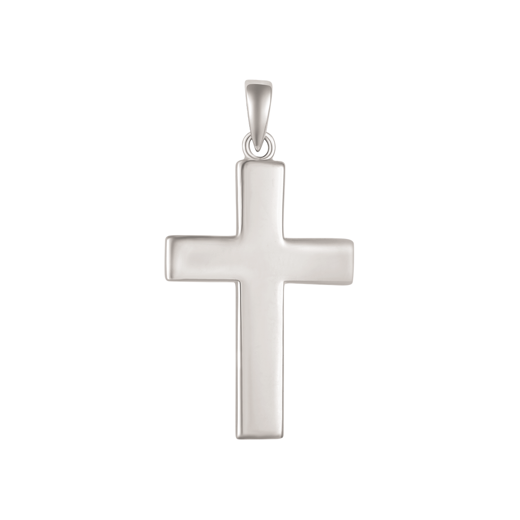 Kors 10x18mm i sterlingsølv (925)