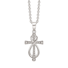 Load image into Gallery viewer, Cross with zirconia (925)
