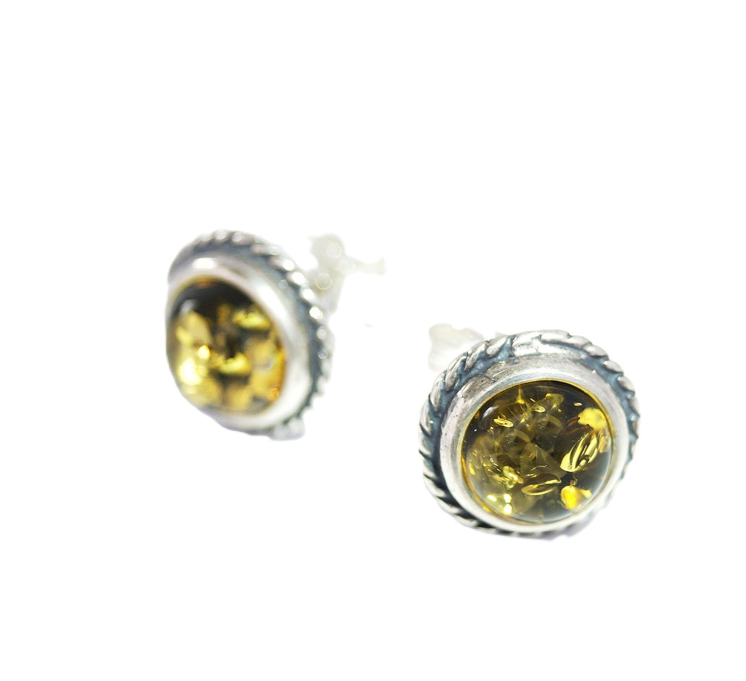 Rav ørestikker 10 mm med snoet kant (925)