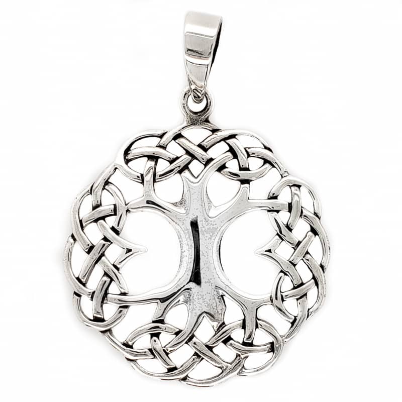 Pendant large Yggdrasil, tree of life (925)