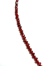 Load image into Gallery viewer, ByKila, Necklace with garnet and fg Miyuki beads and fg silver beads (925)
