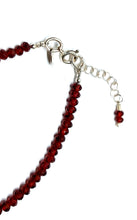 Load image into Gallery viewer, Bracelet ByKila with garnet and gold-plated sterling silver beads (925)
