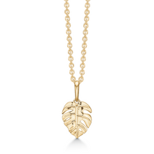 Load image into Gallery viewer, Necklace with leaf in 8 kt. gold (333)
