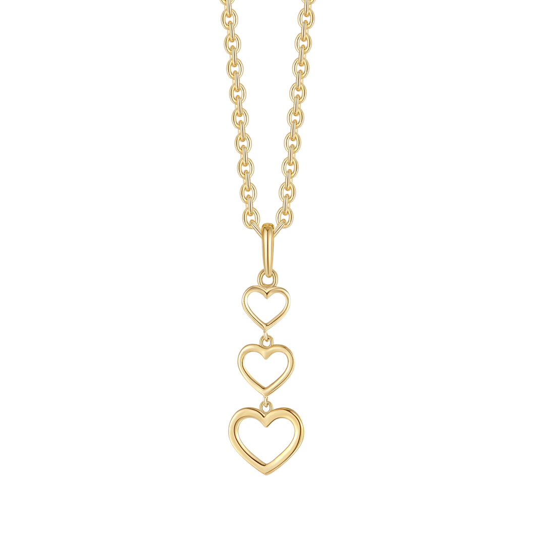 Necklace with heart by in 8 kt. gold (333)