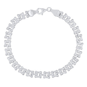 Armbånd med firkanter i sterlingsølv (925)