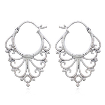 Hoops Bohemian sterling silver (925)