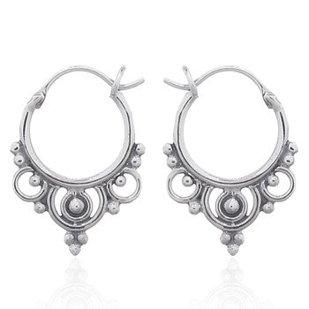 Hoops Boho cirkler sterlingsølv (925)