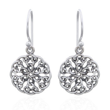 Celtic knot earrings sterling silver (925)