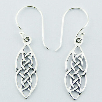 Celtic knot earrings sterling silver (925)