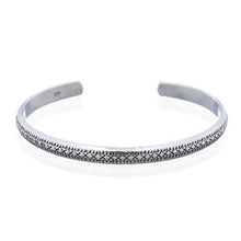 Load image into Gallery viewer, Fixed bangle in plain 4 mm sterling silver (925)
