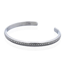 Load image into Gallery viewer, Fixed bangle in plain 4 mm sterling silver (925)
