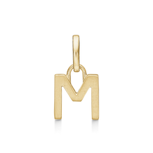 Load image into Gallery viewer, Letter pendant gold-plated sterling silver (925)
