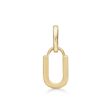 Load image into Gallery viewer, Letter pendant gold-plated sterling silver (925)
