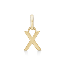 Load image into Gallery viewer, Letter pendant gold-plated sterling silver (925)
