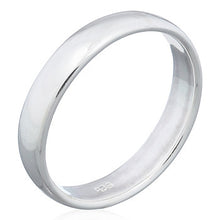 Load image into Gallery viewer, Ring in 4 mm plain sterling silver (925)
