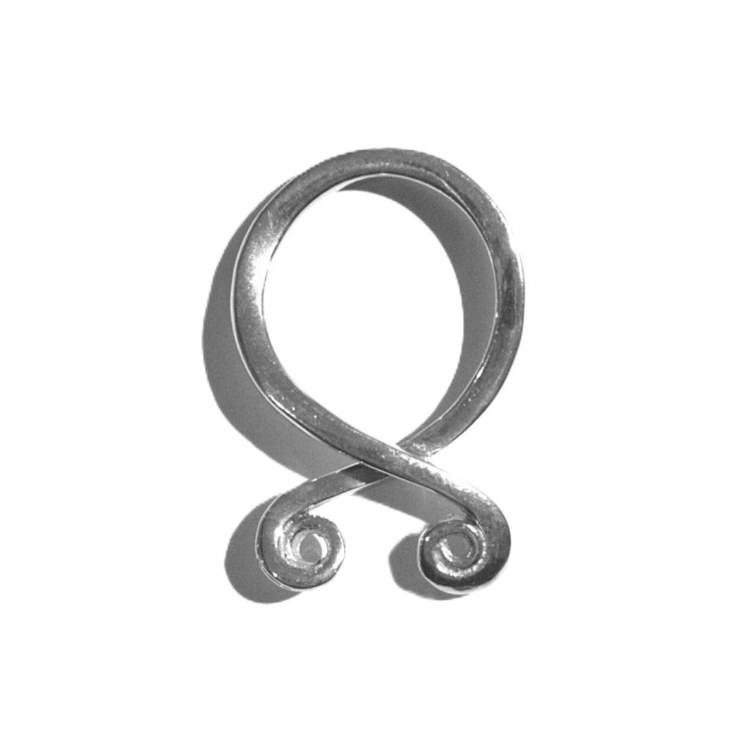 Troll cross pendant in sterling silver (925)