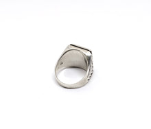 Load image into Gallery viewer, Ring med sort onyx i sterlingsølv (925)
