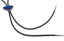 Load image into Gallery viewer, Bolotie Navajo med Lapis Lazuli i oxyderet sterlingsølv (925)
