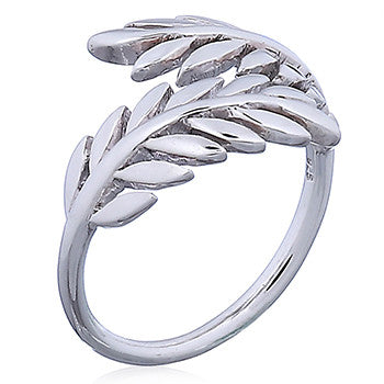Ring blad i sterlingsølv (925)