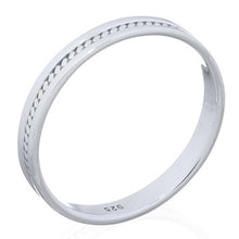 Load image into Gallery viewer, Ring 2mm in Twisted sterling silver (925)
