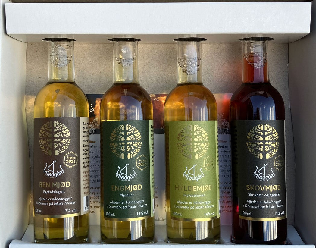 Mjødgård- Gaveæske 4 x 10cl