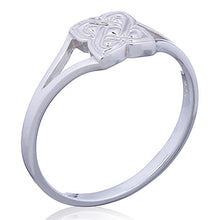 Indlæs billede til gallerivisning Ring keltisk solid knude i sterlingsølv (925)
